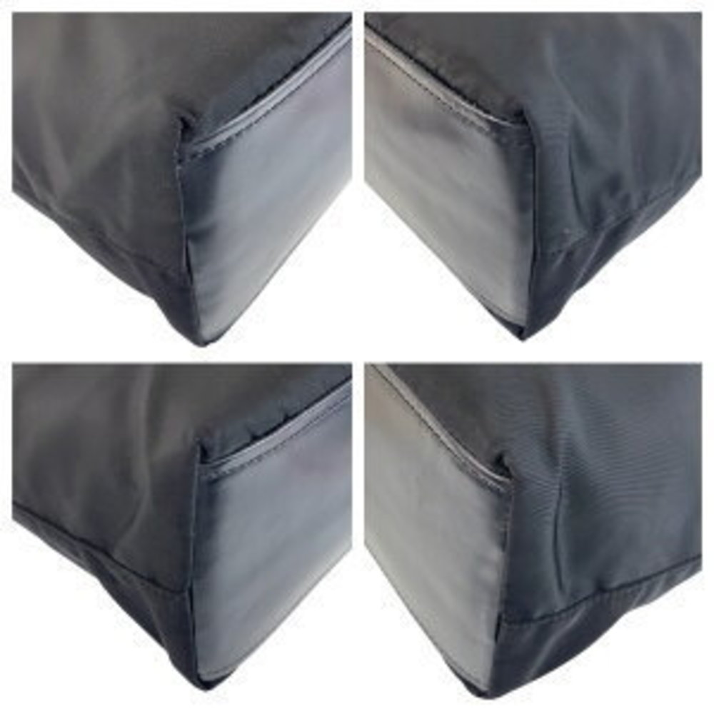 Prada Triangular Tessuto Shoulder Black Leather N… - image 3